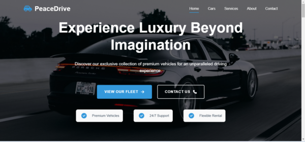 Car Rental Website Project Minor/Major Project