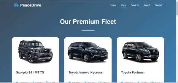Car Rental Website Project Minor/Major Project - Image 8